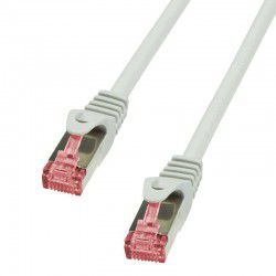 PATCH CORD S/FTP LOGILINK Cat6, LSZH, cupru, 0.25 m, gri, AWG27, dublu ecranat 