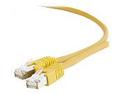 PATCH CORD S/FTP GEMBIRD Cat6a, LSZH, cupru, 1 m, galben, AWG27, dublu ecranat 