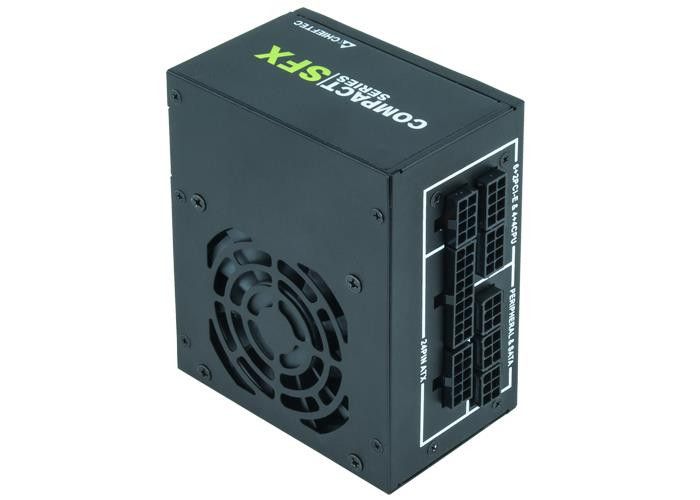 SURSA CHIEFTEC 550 (real), SFX (incl. bracket ATX), modulara, fan 8cm, certificare 80PLUS Gold, 1x CPU 8, 2x PCI-E (6+2), 4x SATA 