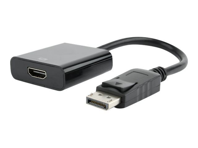 CABLU video GEMBIRD, adaptor DisplayPort (T) la HDMI (M), 10cm, rezolutie maxima Full HD (1920 x 1080) la 60Hz, negru, 