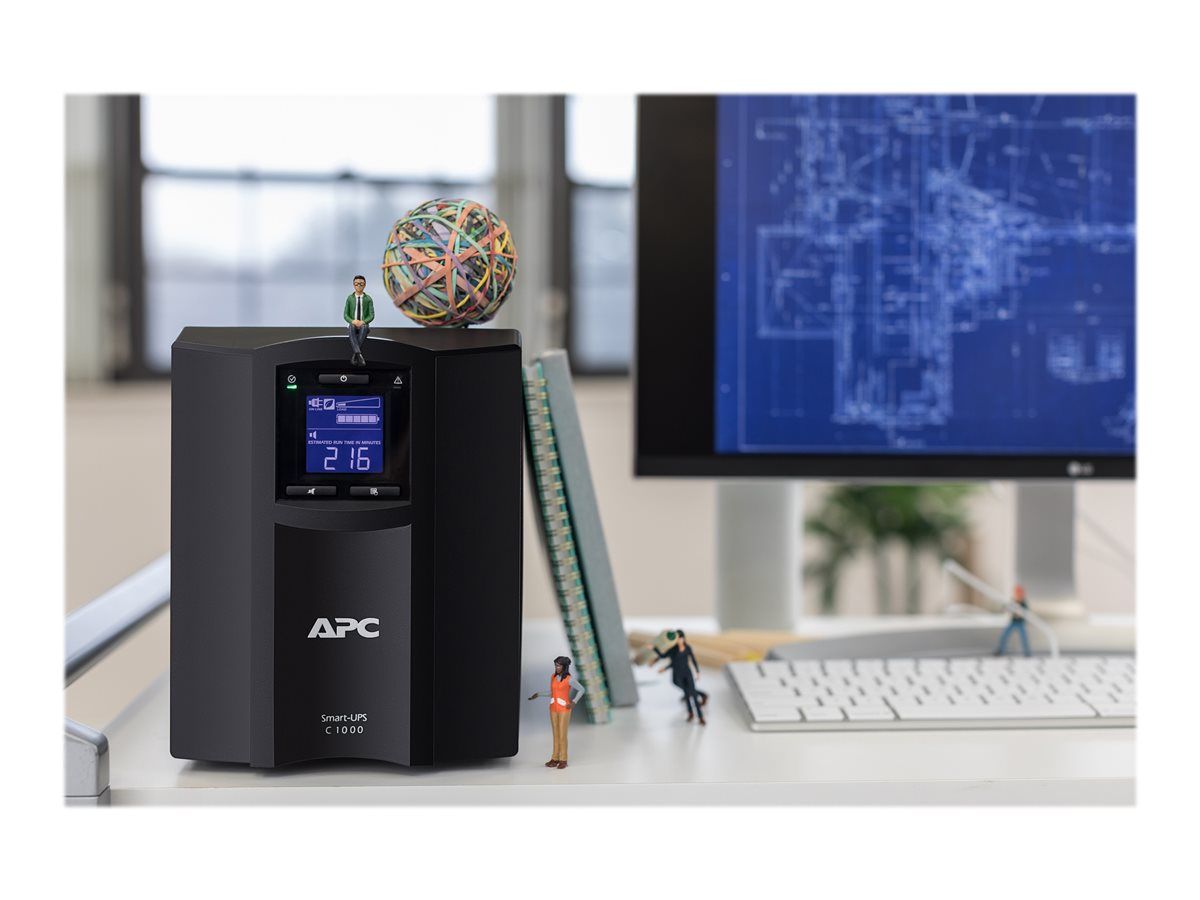 UPS APC Smart-UPS C line-interactive / sinusoidala 1000VA / 600W 8conectori C13, baterie APCRBC142, optional extindere garantie cu 1/3 ani(WBEXTWAR1Y R-SP-02/WBEXTWAR3YR-SP-02) with Smart Conect_6