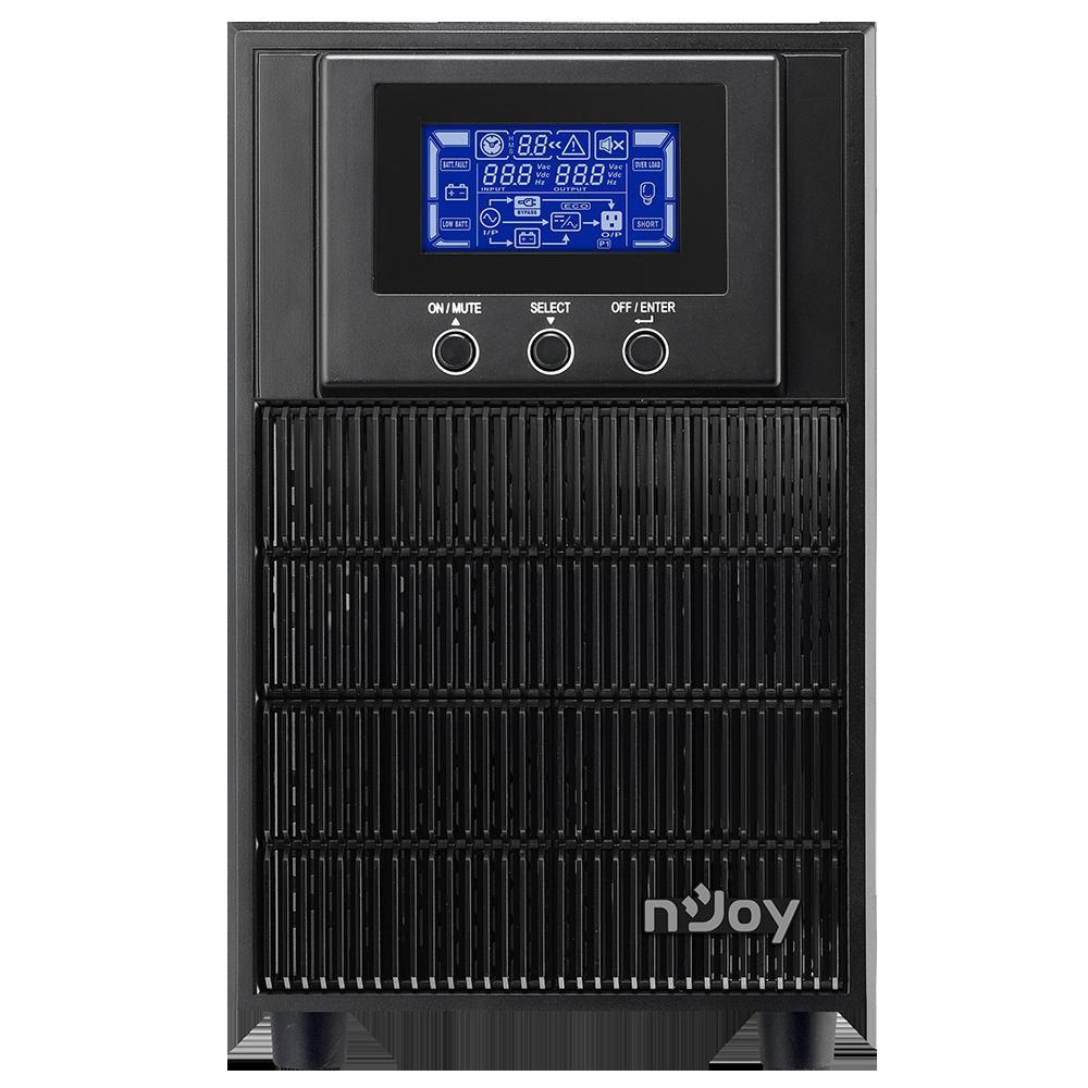 nJoy | PWUP-OL200AP-AZ01B | ATEN PRO 2000 | UPS | Online dubla conversie | 2000 VA | 1800 W | Sinusoida pura | Tower |  Nr iesiri 3 Schuko | Intrare Schuko| RS-232, USB, RJ45, LCD_2