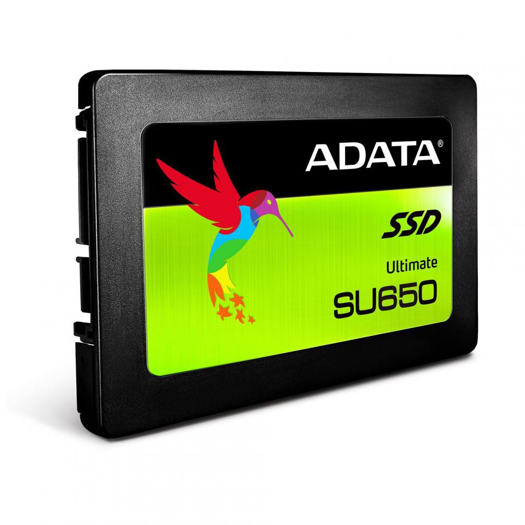 SSD ADATA, Ultimate SU650, 240 GB, 2.5 inch, S-ATA 3, 3D TLC Nand, R/W: 520/450 MB/s, 