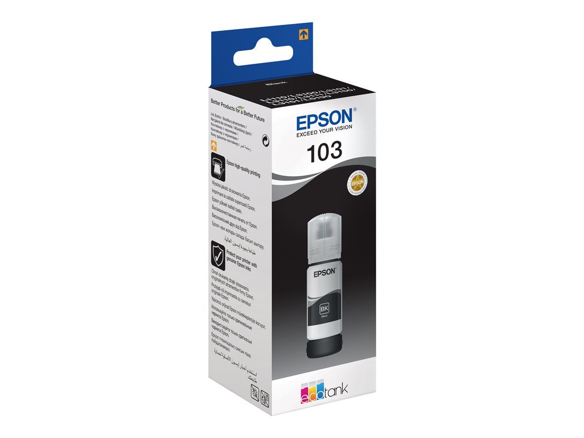 Cartus cerneala Epson 103 ECOTANK , black, capacitate 70ml, pentru L1110, L1110 CIS, L1110 MEAF, L3100 CIS, L3101 CIS, L3110, L3110 CIS, L3110 MEAF, L3111, L3111._2