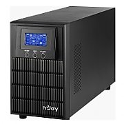 UPS nJoy Aten PRO 1000, 1000VA/800W, On-line (double convension UPS), LCD Display, 3 Prize Schuko cu Protectie, Tower, Smart SNMP & USB & RS- 232, Efficiency up to 88%, Software management_1