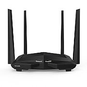 Wireless Router Tenda, AC10; AC1200 Smart Dual-Band Gigabit WiFi Router; Interface: 3* GE LAN Ports/ 1* GE WAN Por; 4* 5dBi External Dual Band Antennas; Wireless Standards: IEEE 802.11ac/n/a 5GHz IEEE 802.11n/g/b 2.4GHz; Wired Standards: IEEE 802.3, IEEE 802.3u; Frequency: 5GHz: Up to 867Mbps/_1