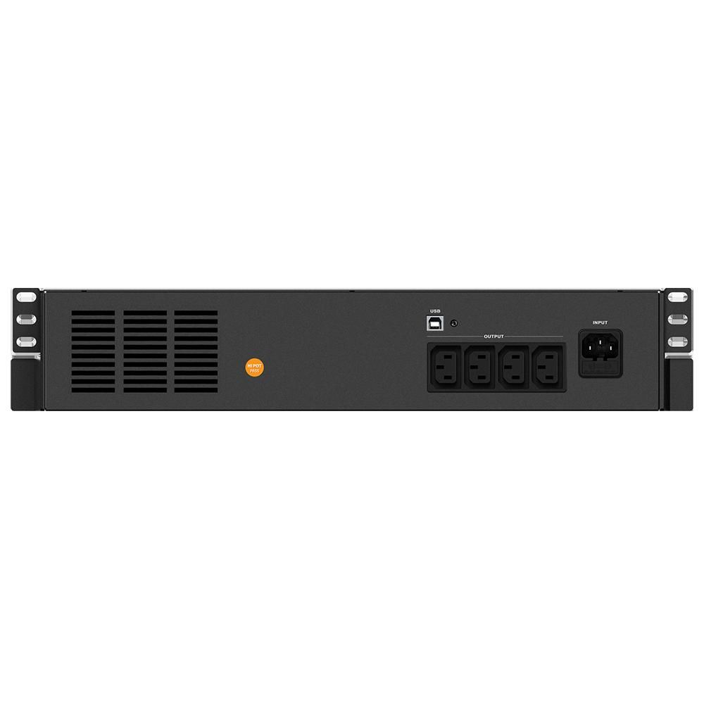 nJoy | UPLI-LI080CO-AZ01B| Code 800 | UPS |  Line interactive | 800 VA | 480 W | Rack | 2U | Nr iesiri 4 C13 | Intrare C14 | Management via USB, LCD_3