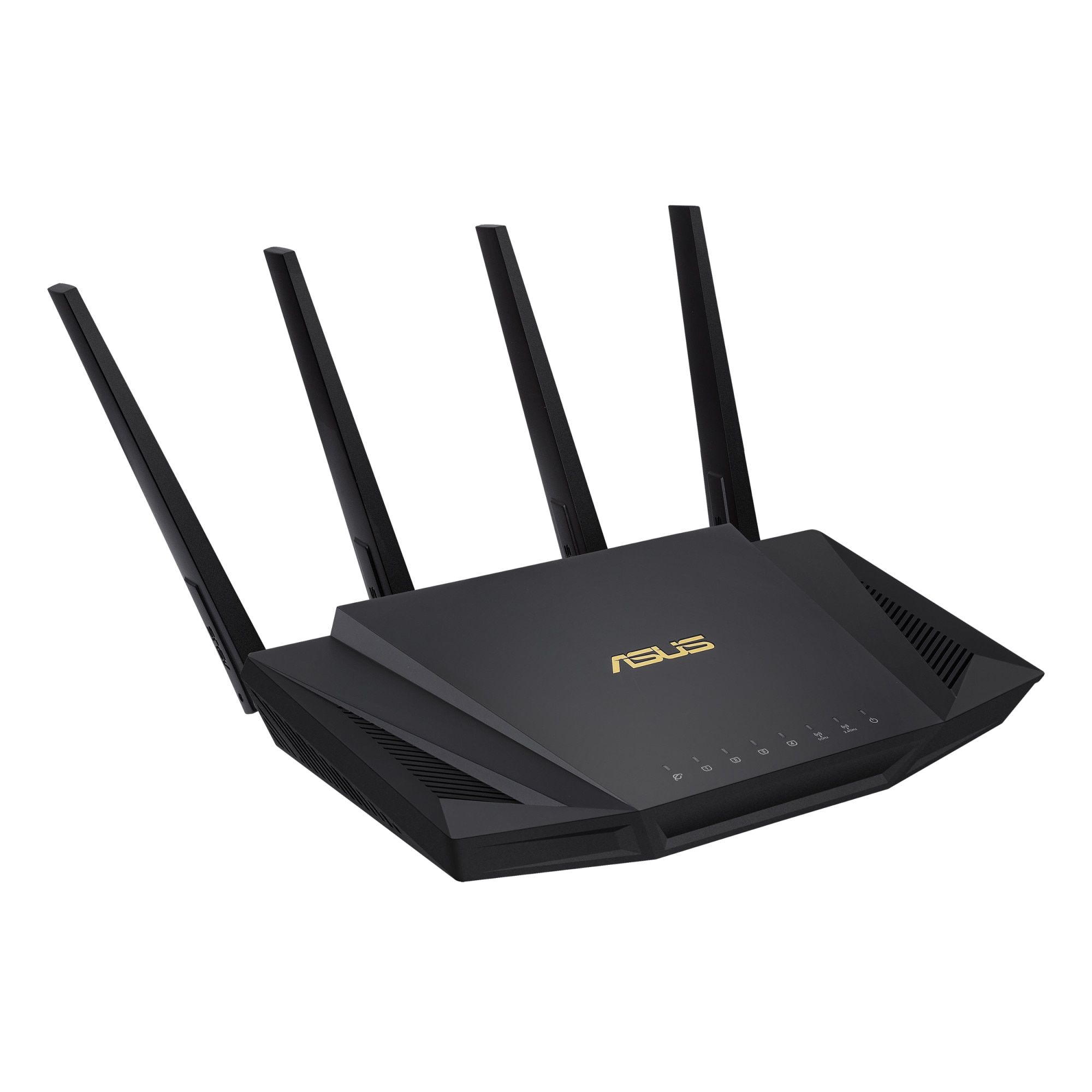 Router Wireless Asus RT-AX58U; Standard rețea: IEEE 802.11a, IEEE 802.11b, IEEE 802.11g, IEEE 802.11n, IEEE 802.11ac, IEEE 802.11ax, IPv4, IPv6; Segment produs: Performanță AX Extremă AX3000; Rata Datelor: 802.11ax (2.4GHz) : up to 574 Mbps, 802.11ax (5GHz) : up to 2402 Mbps; 4 * antenă externă_4