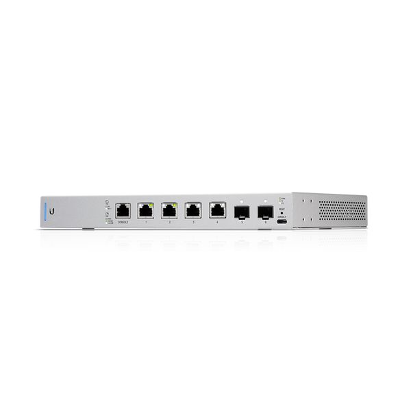 Ubiquiti UniFi switch 6 porturi USG-XG-6POE, 2x 1/10 SFP+, 4x 802.bt PoE++ Ports, 1U Rack- Mountable, consum maxim 40w._2