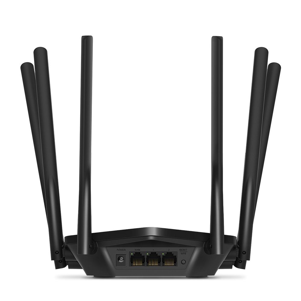 Router Wireless MERCUSYS MR50G, Dual-Band Gigabit AC1900, 600Mbps 2.4 Ghz, 1300 Mbps 5 Ghz,  1× Port Gigabit WAN, 2× Porturi Gigabit LAN, 6 antene omni-direcționale fixe, Standarde Wireless: IEEE 802.11a/n/ac 5 GHz, IEEE 802.11b/g/n/ac 2.4 GHz._2