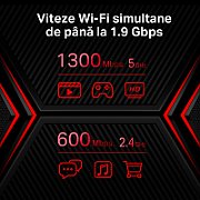 Router Wireless MERCUSYS MR50G, Dual-Band Gigabit AC1900, 600Mbps 2.4 Ghz, 1300 Mbps 5 Ghz,  1× Port Gigabit WAN, 2× Porturi Gigabit LAN, 6 antene omni-direcționale fixe, Standarde Wireless: IEEE 802.11a/n/ac 5 GHz, IEEE 802.11b/g/n/ac 2.4 GHz._8