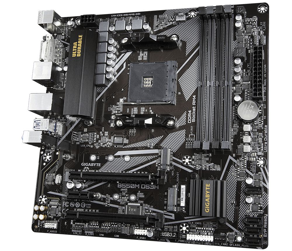 GIGABYTE Main Board Desktop B550M DS3H_2