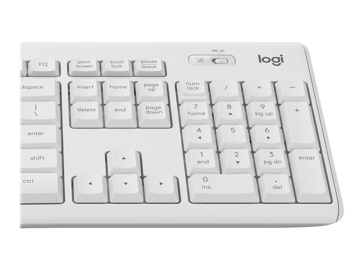 LOGITECH MK295 Silent Wireless Combo - OFF WHITE - US INT'L - 2.4GHZ  - INTNL_2