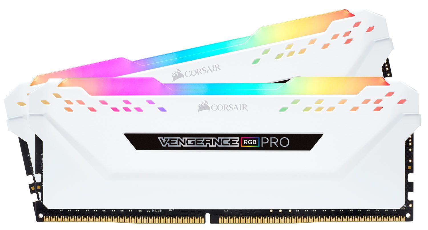 CORSAIR CMW16GX4M2C3200C16W Corsair Vengeance RGB PRO DDR4 16GB (2x8GB) 3200MHz CL16 1.35V XMP 2.0 White_2