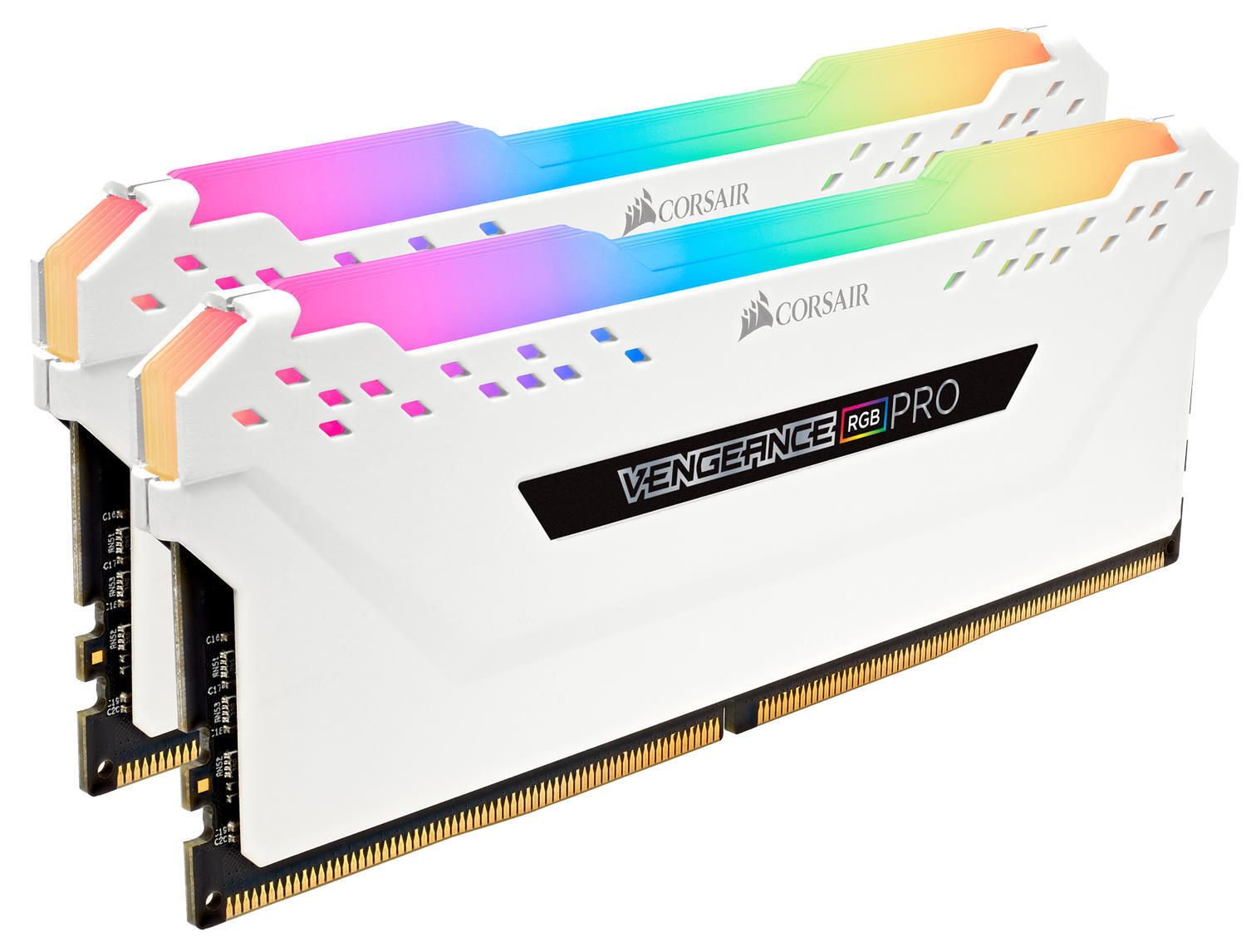 CORSAIR CMW16GX4M2C3200C16W Corsair Vengeance RGB PRO DDR4 16GB (2x8GB) 3200MHz CL16 1.35V XMP 2.0 White_4