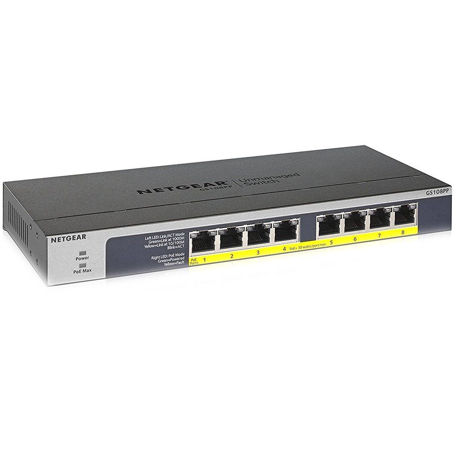 Netgear 8Port Switch 10/100/1000 GS108PP_2