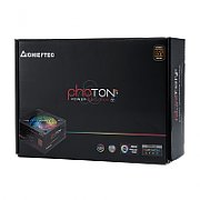 SURSA CHIEFTEC 750W (real), Photon series, modulara, fan 12cm RGB, compatibila 80PLUS Bronze, &gt;85% eficienta, 1x CPU 4+4, 4x PCI-E (6+2), 6x SATA 