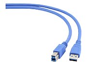 CABLU USB GEMBIRD pt. imprimanta, USB 3.0 (T) la USB 3.0 Type-B (T), 0.5m, conectori auriti, albastru, 