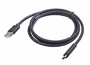 GEMBIRD CC-USB2R-AMCM-1M Premium rubber Type-C USB charging and data cable 1m black_1