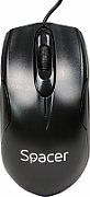 MOUSE  Spacer, PC sau NB, cu fir, USB, optic, 800 dpi, butoane/scroll 3/1, , negru, 