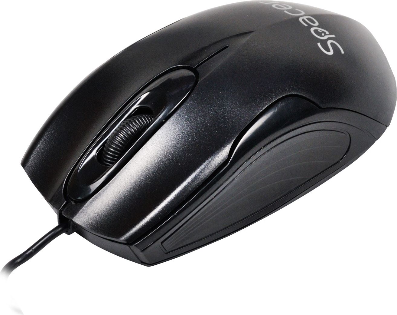 MOUSE  Spacer, PC sau NB, cu fir, USB, optic, 800 dpi, butoane/scroll 3/1, , negru, 