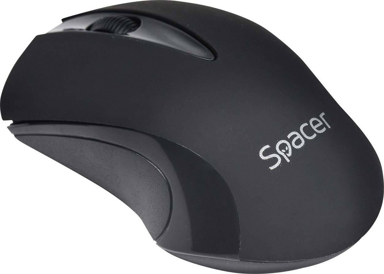 MOUSE  Spacer, PC sau NB, wireless, 2.4GHz, optic, 1000 dpi, butoane/scroll 3/1, , negru, 