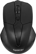 MOUSE  Spacer, PC sau NB, wireless, 2.4GHz, optic, 1600 dpi, butoane/scroll 3/1, , negru, 