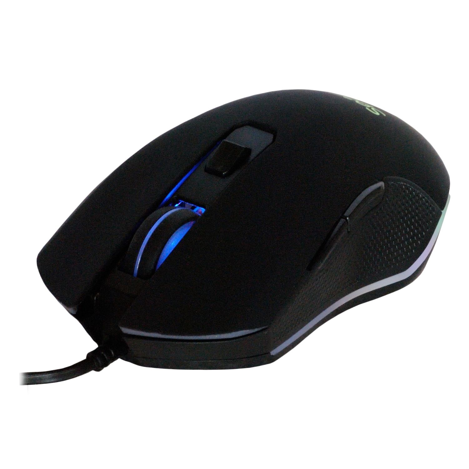 MOUSE  Spacer - gaming, gaming, cu fir, USB, optic, 2400 dpi, butoane/scroll 6/1, iluminare, negru, 