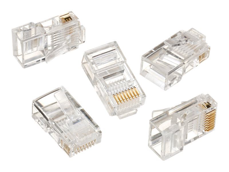 MUFA RJ-45 GEMBIRD pt. cablu UTP, Cat5e, RJ-45 (T), plastic, 100 buc, 