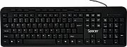 TASTATURA SPACER USB, multimedia, 104 taste + 11 taste multimedia, anti-spill, black, 