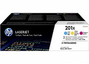 HP 201X 3-pack High Yield Cyan/Magenta/Yellow Original LaserJet Toner Cartridges_1