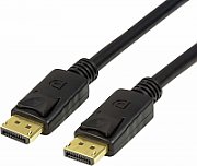 CABLU video LOGILINK, HDMI (T) la HDMI (T), 0.5m, conectori auriti, rezolutie maxima 4K UHD (3840 x 2160) la 30 Hz, negru, 