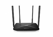 Router Wireless Mercusys Dual Band AC1200, AC12; Standarde Wireless: IEEE 802.11ac IEEE 802.11n IEEE 802.11g IEEE 802.11b IEEE 802.3 IEEE 802.3u; Frecvență: 2.390 - 2.4835GHz, 5.150 - 5.825GHz; 4x antene de 5dBi ​omnidirecționale; 4x porturi LAN 10/100Mbps, 1x port WAN 10/100Mbps; Alimentare_1