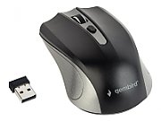 MOUSE GEMBIRD, PC sau NB, wireless, 2.4GHz, optic, 1600 dpi, butoane/scroll 4/1, , negru / gri, 