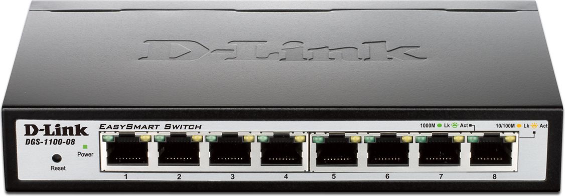 8-Port Switch D-link DGS-1100-08V2_3