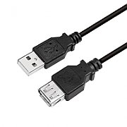 CABLU USB LOGILINK prelungitor, USB 2.0 (T) la USB 2.0 (M), 5m, gri, 