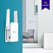 TP-link AX1800 Wi-Fi Range Extender, RE605X, 2* external antenna, 1 X Gigabit Ethernet Port, Wireless Standards- IEEE 802.11a/n/ac/ax 5GHz, IEEE 802.11b/g/n/x 2.4GHz, 2.4GHz and 5GHz, 574 Mbps at 2.4GHz, 1201 Mbps at 5GHz._8