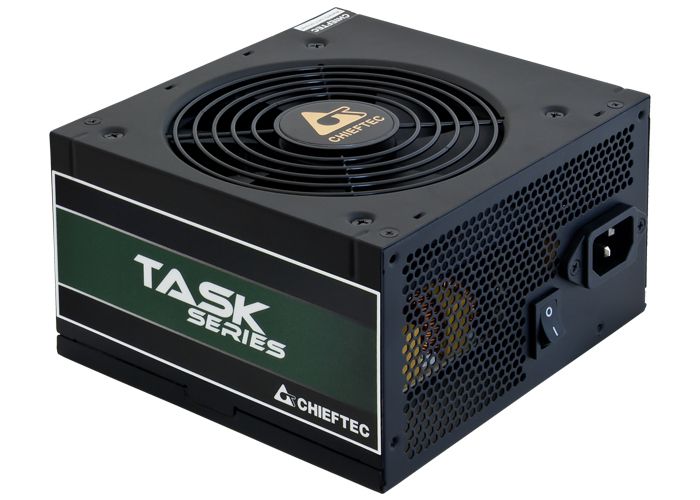 SURSA CHIEFTEC 500W (real), Task series, fan 12cm, certificare 80PLUS Bronze, 1x CPU 4+4, 1x PCI-E (6+2), 5x SATA 