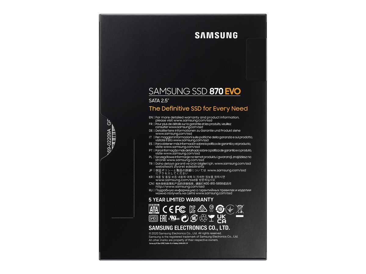 SSD Samsung 870 EVO, 500GB, 2.5