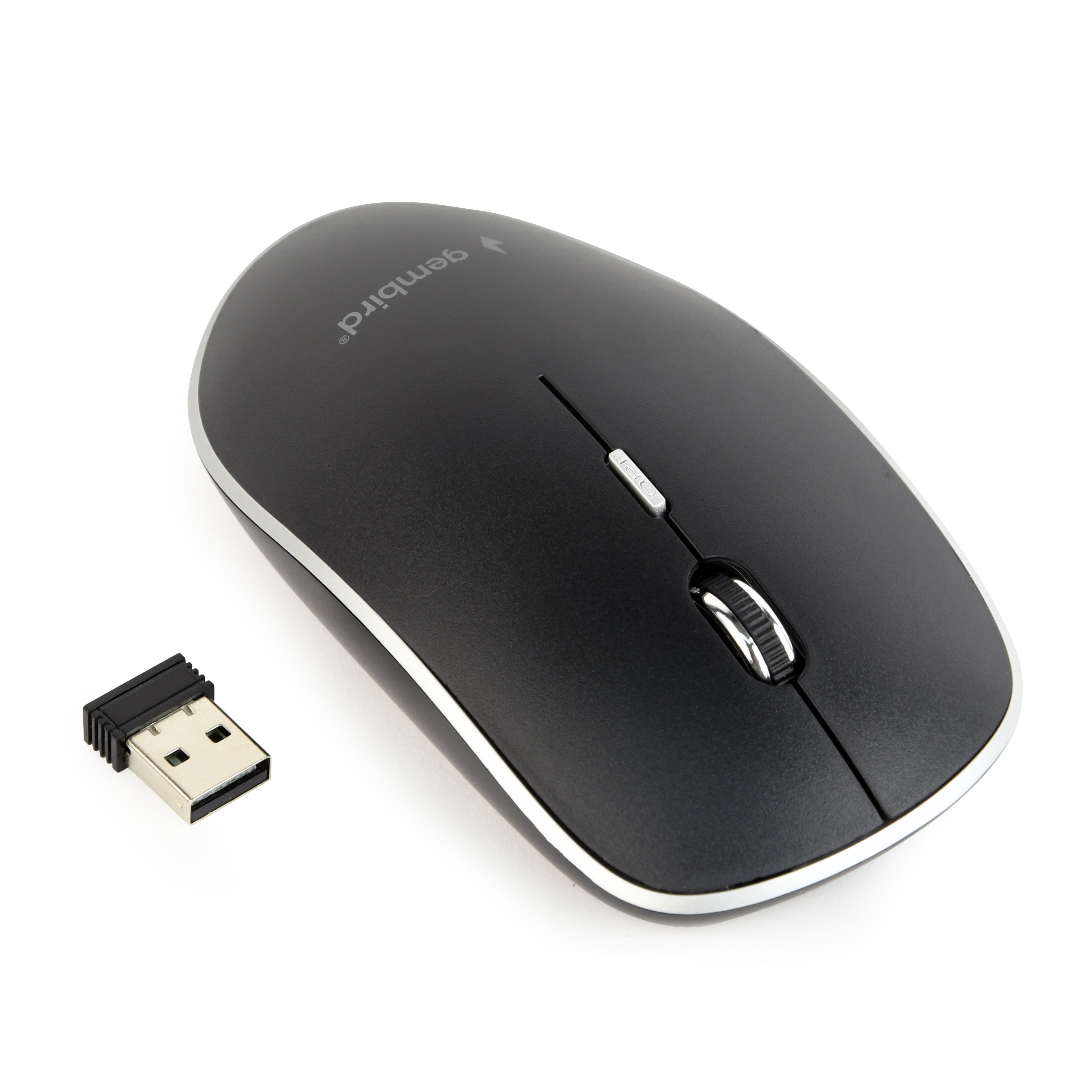 MOUSE GEMBIRD, PC sau NB, wireless, 2.4GHz, optic, 1600 dpi, butoane/scroll 4/1, , alb, 