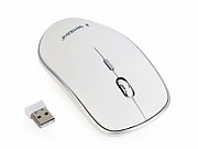 MOUSE GEMBIRD, PC sau NB, wireless, 2.4GHz, optic, 1600 dpi, butoane/scroll 4/1, , alb, 