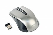 MOUSE GEMBIRD, PC sau NB, wireless, 2.4GHz, optic, 1600 dpi, butoane/scroll 4/1, , negru / gri, 