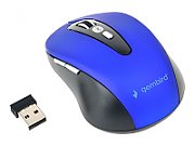 MOUSE GEMBIRD, PC sau NB, wireless, 2.4GHz, optic, 1600 dpi, butoane/scroll 4/1, , negru / albastru, 