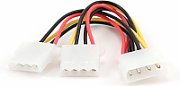 CABLU alimentare GEMBIRD, adaptor Molex la 2 x S-ATA, 15cm, 