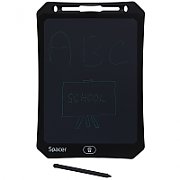 TABLETA LED SPACER pentru scris si desenat, interactiva, e-learning, 10 display, black, baterie CR2025 