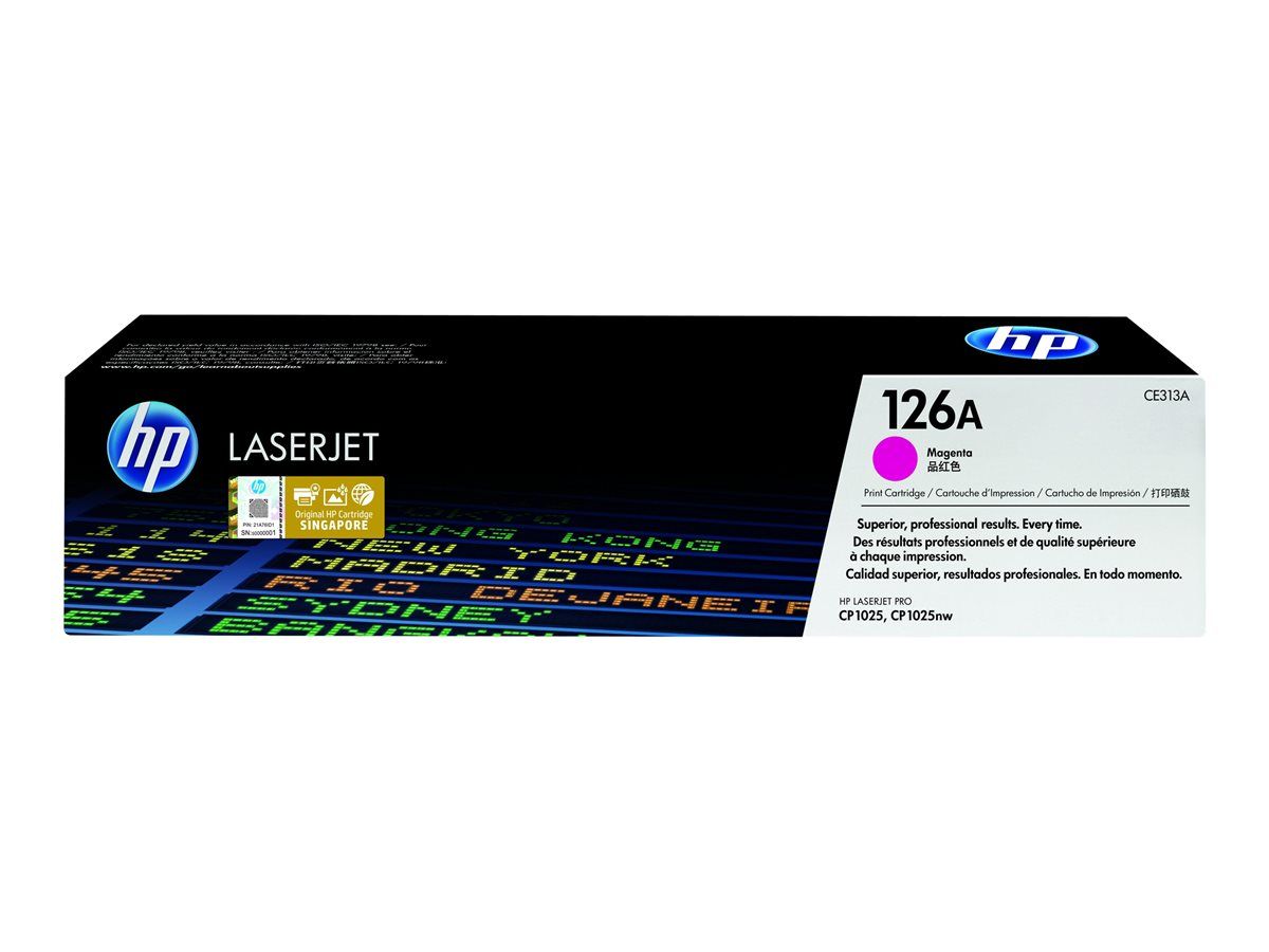 HP CE313A Toner HP purpuriu 1000 pag Color LaserJet Pro CP1025_2