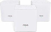 Tenda| MW3 (3 pack) | Router wireless | 802.11ac | AC1200 | Porturi 1 WAN, 1 LAN 10/100 Mbit/s unitate primara, 2 LAN pt unitatile 2,3 | Antene 2 interne | Acoperire max 300mp | Gaming & Streaming | 4k, Cloud managed | Alb_1