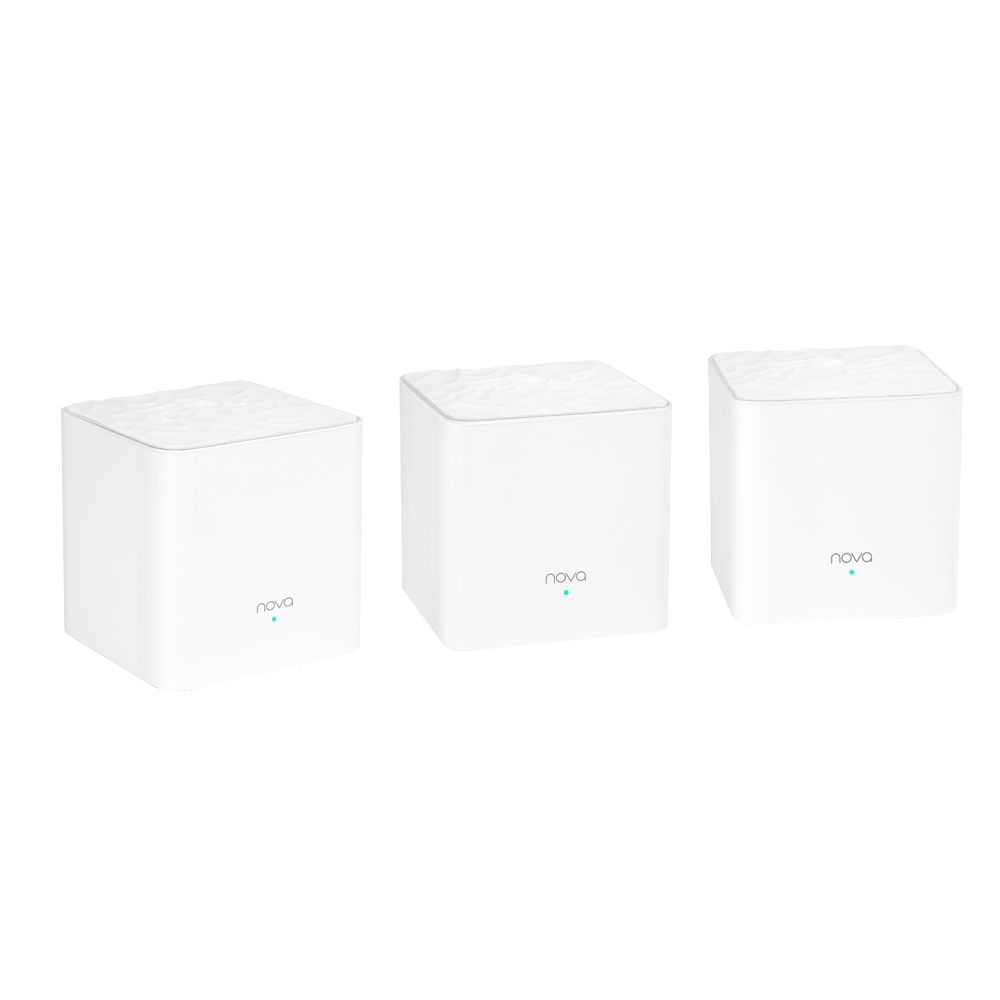 Tenda| MW3 (3 pack) | Router wireless | 802.11ac | AC1200 | Porturi 1 WAN, 1 LAN 10/100 Mbit/s unitate primara, 2 LAN pt unitatile 2,3 | Antene 2 interne | Acoperire max 300mp | Gaming & Streaming | 4k, Cloud managed | Alb_2