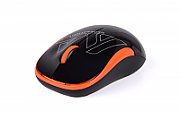 MOUSE A4tech, PC sau NB, wireless, 2.4GHz, optic, 1000 dpi, butoane/scroll 3/1, , negru / portocaliu, 