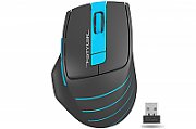 MOUSE A4tech, gaming, wireless, 2.4GHz, optic, 2000 dpi, butoane/scroll 6/1, buton selectare viteza, negru / albastru, 